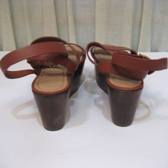Elizabeth and James NWOB BAX Leather Platform Sz 8 - Picture 4 of 8